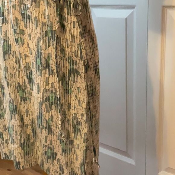 French Connection Cold Shoulder Mermaid Sequin Dress Cream Soda Green Size 6 New - Picture 5 of 10